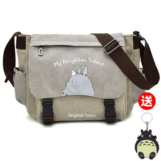 Meu vizinho Totoro bolsa mensageiro de um ombro, masculina, feminina, estudantes, escola primária, ensino médio