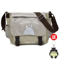 Meu vizinho Totoro bolsa mensageiro de um ombro, masculina, feminina, estudantes, escola primária, ensino médio