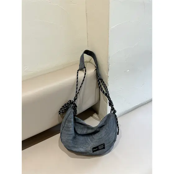 Su Xiaohiibiscus Nicho Design Bolsa mensageiro de um ombro de grande capacidade para viagem Bolinho Casual combinado