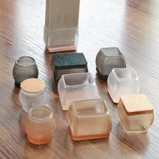 Capa silenciosa para perna de cadeira de mesa, espessada, resistente ao desgaste, perna de mesa, capa protetora, perna d