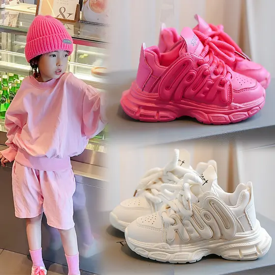 Crianças sapatos esportivos 2024 outono inverno novo estilo meninos sapatos meninas bebê tênis de alta qualidade mais ve