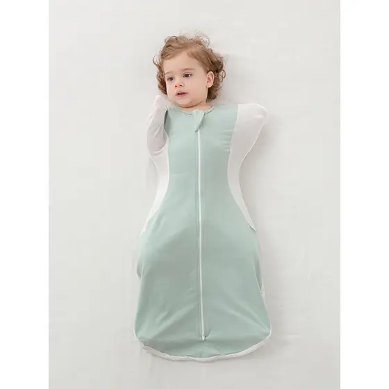 Bebê recém-nascido anti-choque saco de dormir Swaddling render fibra de bambu bebê verão estilo fino primavera outono Un