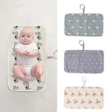 Almofada para troca de bebê recém-nascido, à prova d'água, lavável, respirável, lençol, colchão durante a noite, troca d