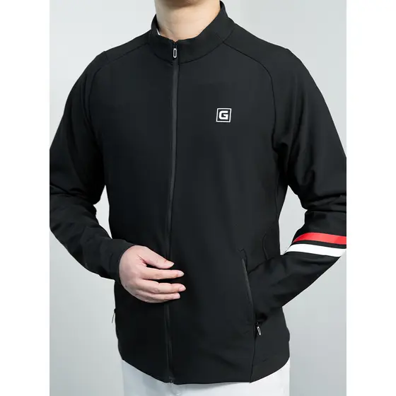 Autêntico outono inverno estilo roupas de golfe jaqueta masculina golfe esportes ao ar livre à prova de vento blusão jaq