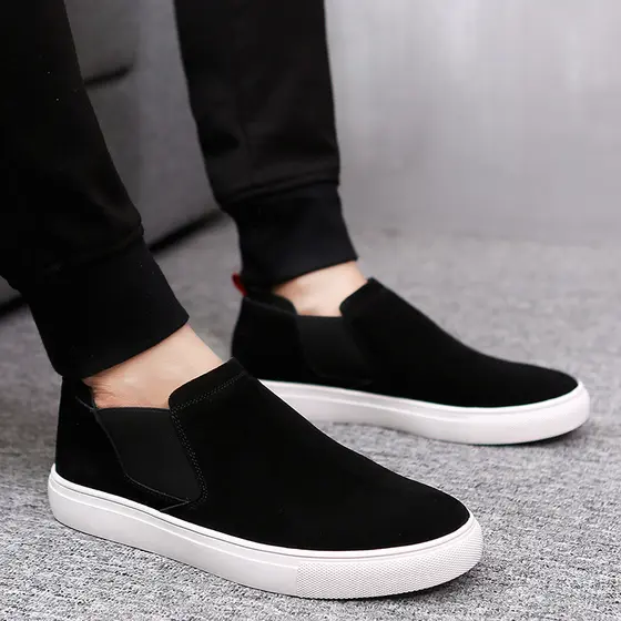 Sapatos masculinos sapatos primavera outono mocassins de couro genuíno masculino Casual deslizamento-On tênis novo estil