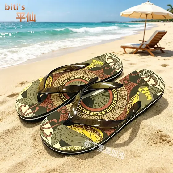 Verão flip-flops exterior Wear praia Casual leve juventude sandálias chinelos estudante flip-flops masculino vietnã