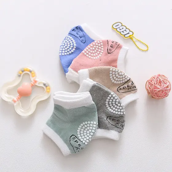 Joelheiras para bebês engatinhando, verão, estilo fino, respirável, resistente a choques, crianças pequenas, meninas, ap