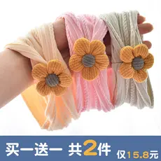Faixa de cabelo do bebê protetor porta boné cocar acessórios para o cabelo da menina do bebê recém-nascido lenço de algo