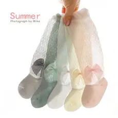 Meias para bebês meninas primavera verão confortáveis