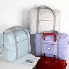 Bolsa de viagem de curta distância dobrável sacola de espera grande capacidade portátil em movimento material de acomoda