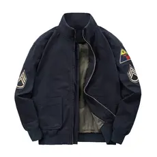 Primavera outono jaqueta masculina segunda guerra mundial Retro macacão furioso tanque uniforme masculino M1 bombardeiro