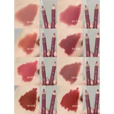 Delineador labial Nude fosco batom lama Toot lábio feminino linha de lápis labial à prova d'água névoa formato labial es