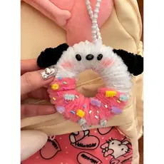 Círculo de espuma anel de isopor bola de espuma torção barra Donut chave pingente DIY Material artesanal presente