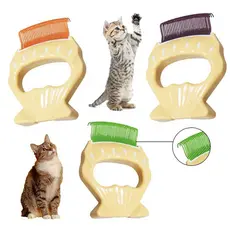 Pente de concha para animais de estimação, removedor de pelos flutuantes, suprimentos de limpeza para cães e gatos, pent