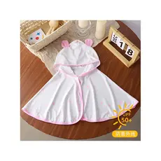 Capa protetora solar para bebês, capa respirável de seda gelada para crianças pequenas, estilo fino, verão, capa xale