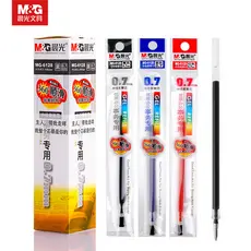 Chenguang Papelaria 0.7 mm Bold Gel Recarga Caneta de assinatura de curso grande Caneta à base de água Recarga de caneta