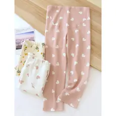 Outono inverno puro algodão calças de pijama de maternidade período de gravidez tamanho grande calças de levantamento de