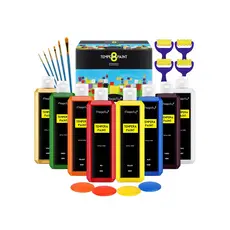 Exportado para os Estados Unidos!Cor de tinta de cor de ovo de alta qualidade cor brilhante 8 garrafa grande 5kg pesado