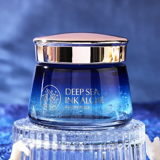 TVLV Deep Sea Ink Algas Limpeza de Pele Gel de Cristal de Gelo Esfoliante Limpeza de Poros Sujeira Gel de Limpeza