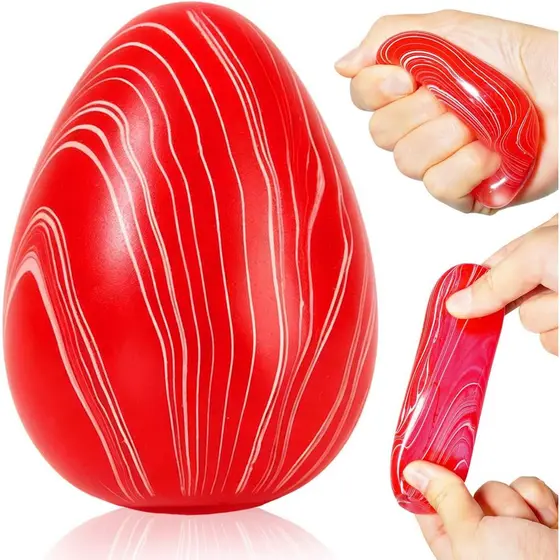 MarblePatternEggStressBalls,SoftSquishySqueezeFidgetToysforKidss,SensoryReliefToysforAutiADHD,CuteFidgetsforClassroomPri