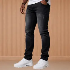 Calça Masculina Jeans Lycra Elastano Premium Casual Moda 2026 Estilosa Sarja Trabalho Versátil.