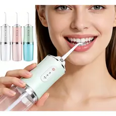 Irrigador Dental Portátil Recarregável 220ml | Higiene Bucal Completa e Limpeza Profunda