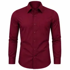 Camisa Social Microfibra Clássica Premium Uniforme Manga Longa Masculina Não Amassa Evangélica Escritório
