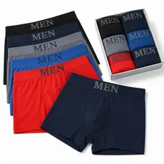 Kit 6 Cuecas Boxer. cueca box masculina. confortável e macia. Kit cueca masculina de qualidade.