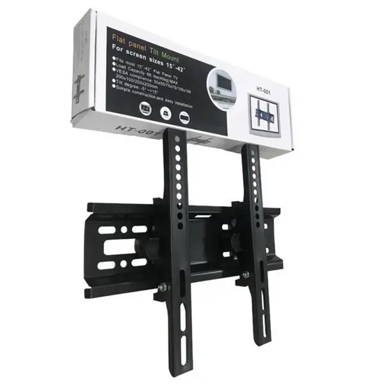 Pronto estoque Suporte Universal para TV 50-140cm Suporte para TV LCD Suporte para TV montado na parede ajustável HT001
