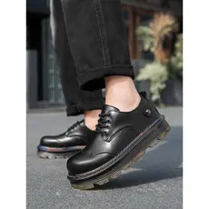 Nova moda macacão masculino de sola grossa rendas tamanho grande sapatos casuais de cano baixo diário resistente ao desg