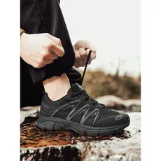 Sapatos masculinos novo estilo respirável ao ar livre Cross-Country tênis de corrida leve resistente ao desgaste Casual