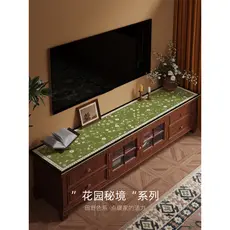 Armário de TV tapete de mesa americano Retro impermeável Anti-poeira longo armário lateral de jantar High-End toalha de