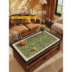 Estilo Retro mesa de centro esteira High-End impermeável Anti-escaldante à prova de óleo toalha de mesa doméstica armári