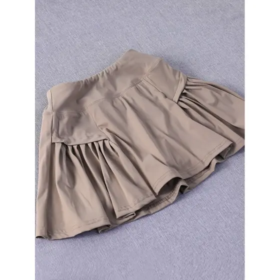 Saia curta esportiva falsa de duas peças saia de corrida feminina verão camisa de Badminton de secagem rápida respirável