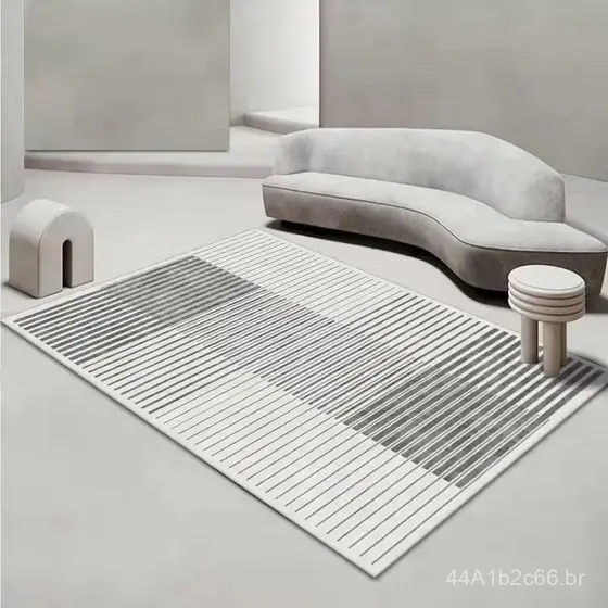 Tapete minimalista para sala de estar, tapete para piso de casa, tapete quadrado para comércio exterior, tapete nórdico