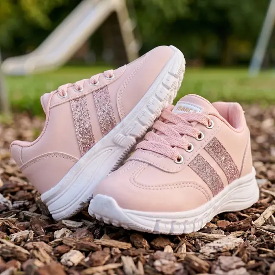 Tênis de Glitter Infantil Feminino Casual Conforto e Estilo para Todos os Momentos