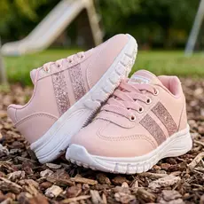 Tênis de Glitter Infantil Feminino Casual Conforto e Estilo para Todos os Momentos