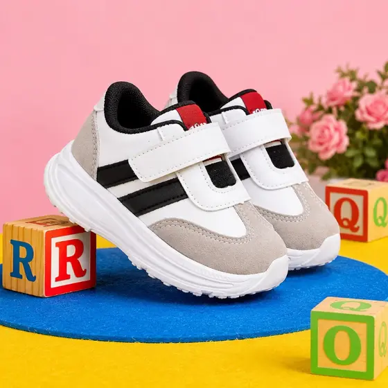 Tênis Infantil Menino Casual Velcro Leve Dia a Dia