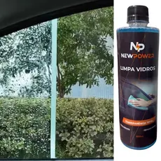 NewPower Limpa Vidros Automotivo 500ml – Mais Visibilidade, Limpeza Profunda e Sem Resíduos JF1222