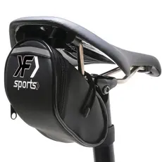 Bolsa Bolsinha de Selim Para Bike Bicicleta F Sports Slim Impermeável Preta