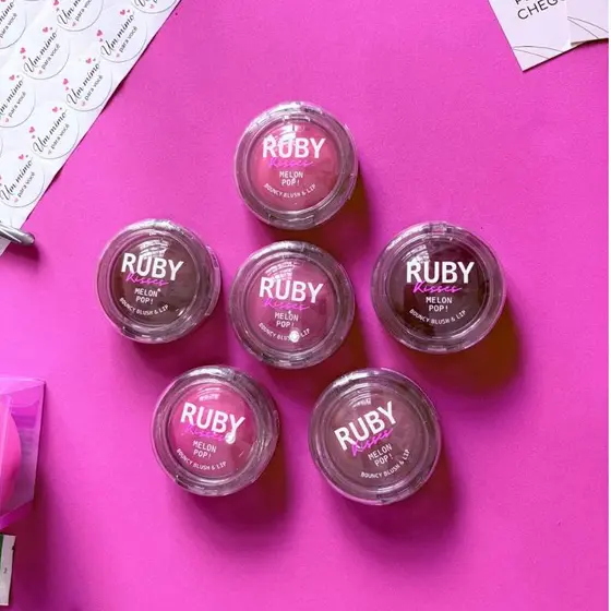 Blush & Lip Bouncy Melon Pop - Ruby Kisses