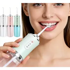 Irrigador Dental Portátil Recarregável 220ml | Higiene Bucal Completa e Limpeza Profunda