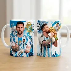 Caneca Messi Argentina Copa do Mundo Personalizada caneca messi caneca caneca neymar caneca CR7