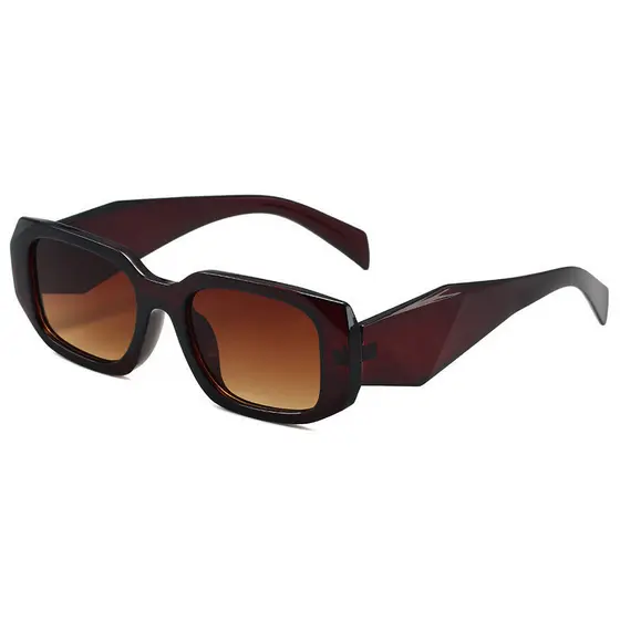 Óculos de Sol Vintage Oversized para Mulheres, Armação Pequena, Óculos de Sol Retro com Lentes Gradientes, Óculos de Sol