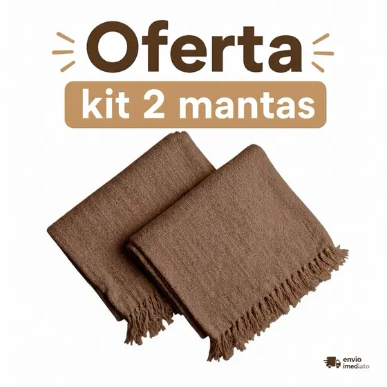 Kit 02 Manta Para Sofá Gigante Luxo 120x210 Tipo Capa De Sofá Protetor