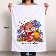 Pano De Prato Estampado Premium Grande Macio  Alta Absorção