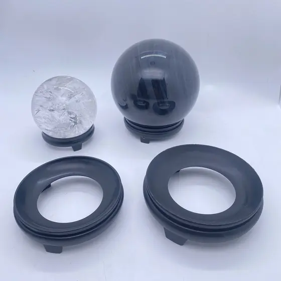 Grande bola de cristal cabaça base vidro grande bola basquete vôlei futebol armazenamento base exibição suporte