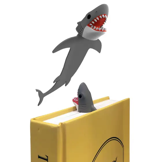 Original criativo 3d tridimensional Megalodon livro clipe tubarão marcador coruja cobra diversão estudante presente prof