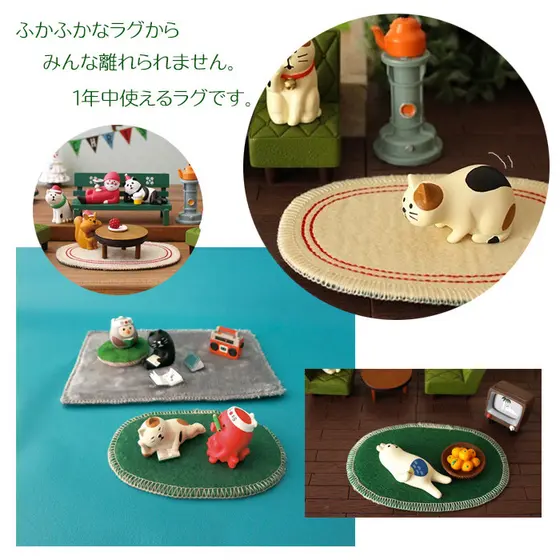 Estilo japonês zakka boneca acessórios almofada de pano Mini estilo japonês cobertor casa de boneca Micro cena combinand