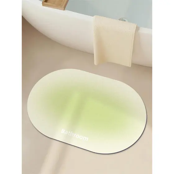 Dopamina tapete de banheiro porta do banheiro absorver água antiderrapante pé tapete estilo creme banheiro tapete de sec